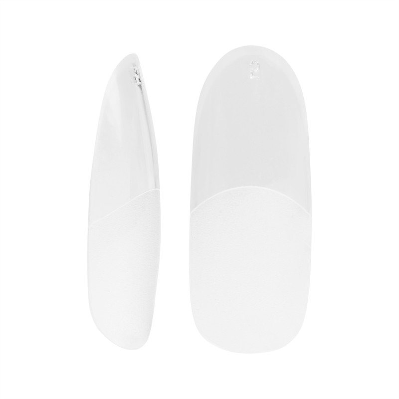 Tips Elastici per Allungamento Unghie Invisible Flexi Tips 01 Clear Oval